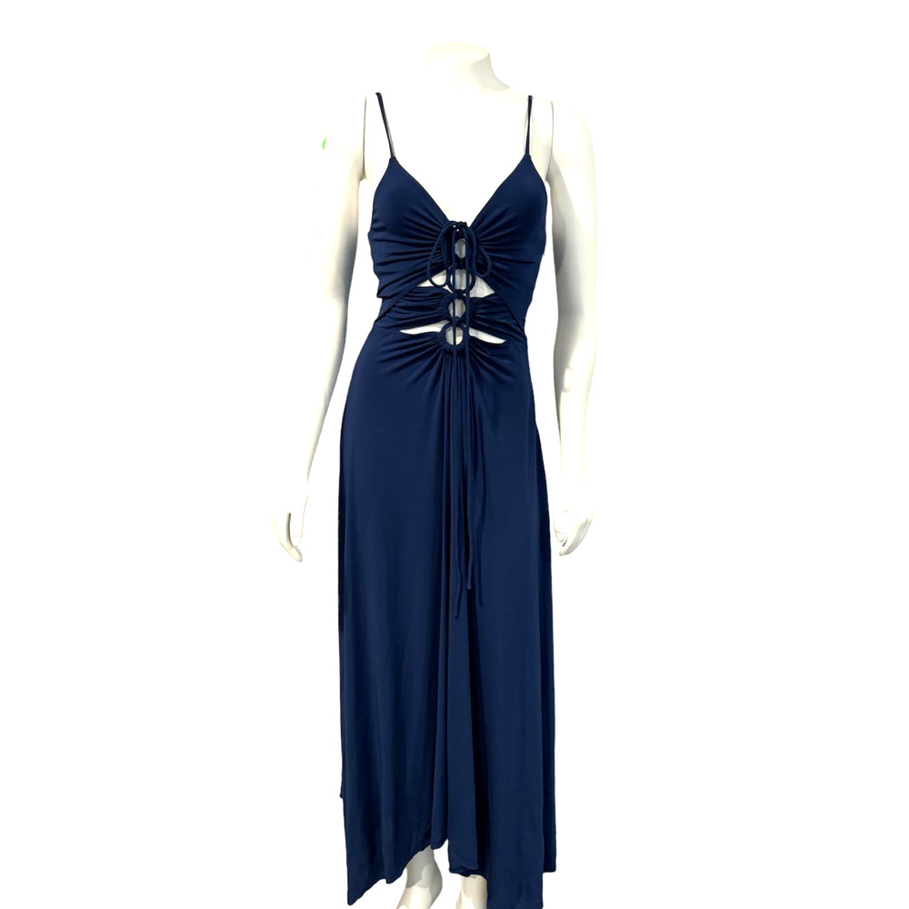 A.L.C. navy maxi dress XS Riviera Kaylyn dress, resortwear, wedding guest
